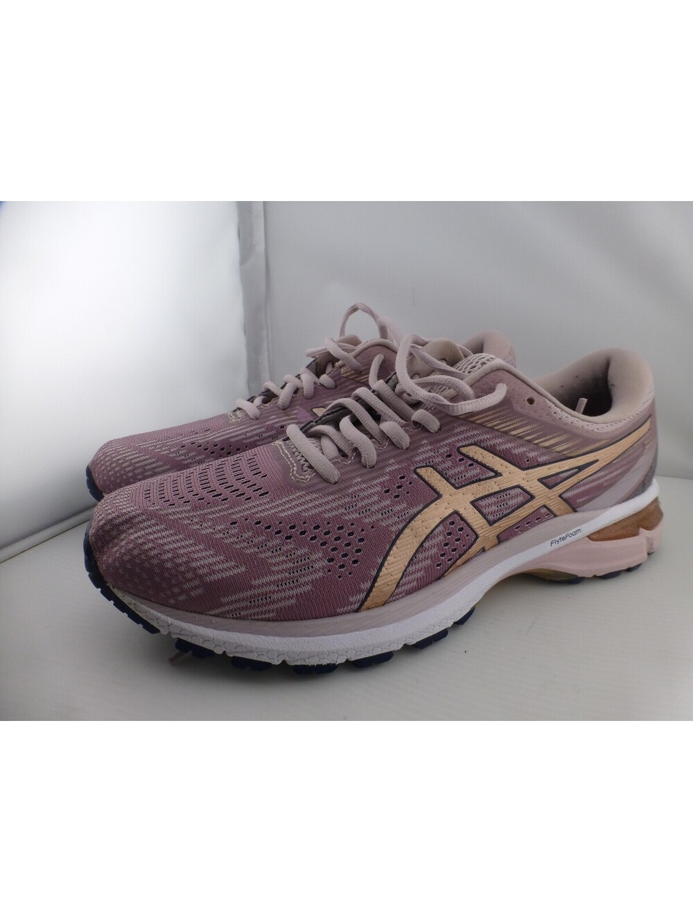 ASICS GT-2000 8 Women's Running Shoes Size US 9.5 Lavender Grey Rose Gold M14
